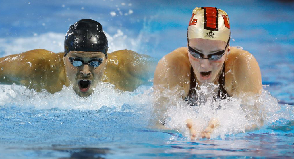 Marie-Pier Couillard et Pascal-Hugo Caron-Cantin étudiants-athlètes Rouge et Or / Le Groupe Sports-Inter Plus de la semaine