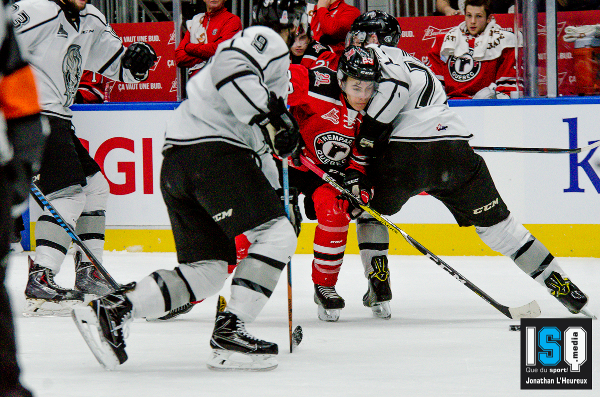 Mauvaise journée au bureau pour les Remparts: défaite 8-1 contre Gatineau