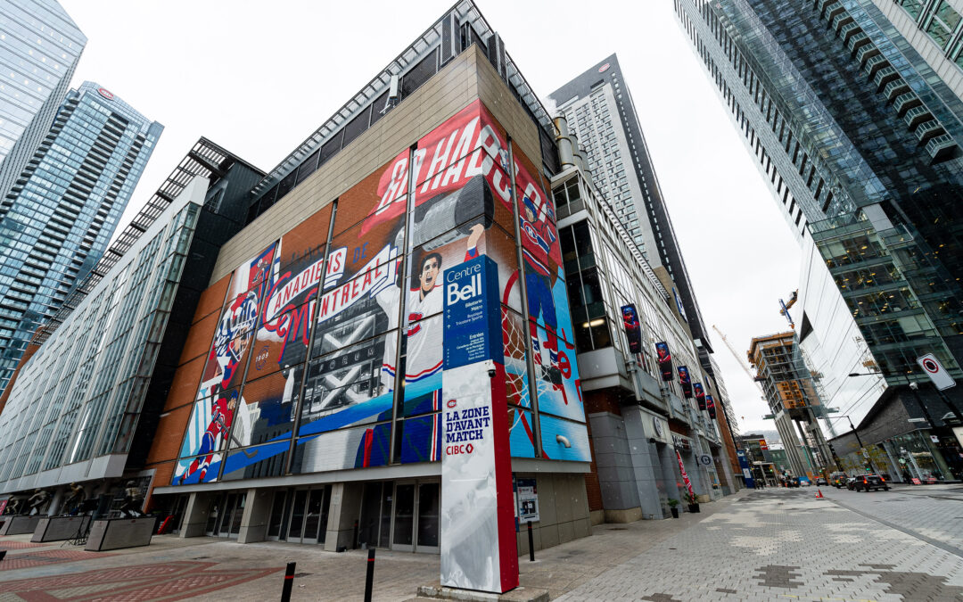 Les Canadiens dévoilent une murale à l’extérieur du Centre Bell