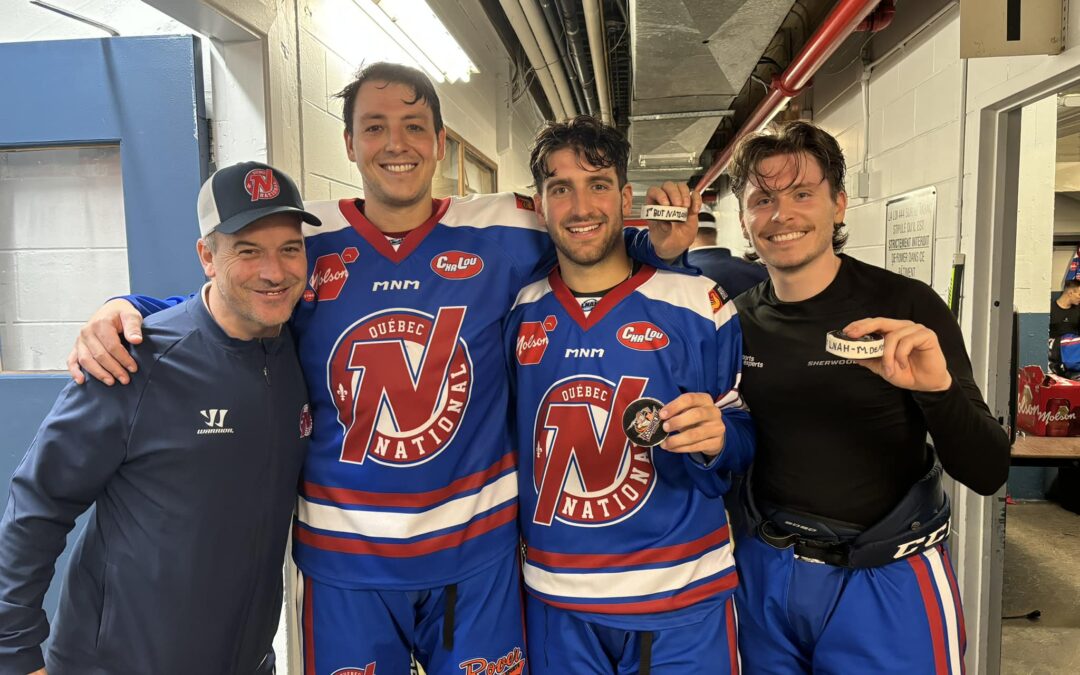 Le NATIONAL de Québec s’incline 6-5 lors de son premier match en LNAH face à l’Assurancia de Thetford Mines